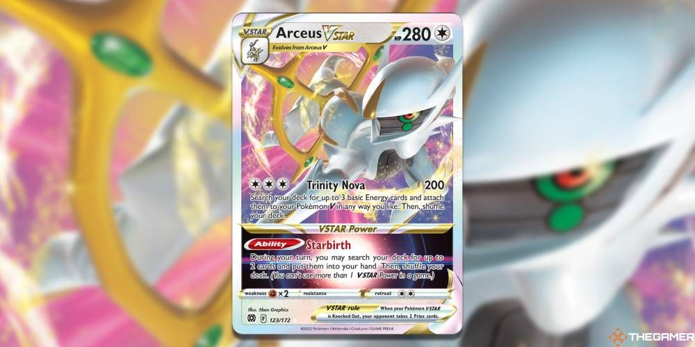 Arceus VSTAR from the Brilliant Stars Set