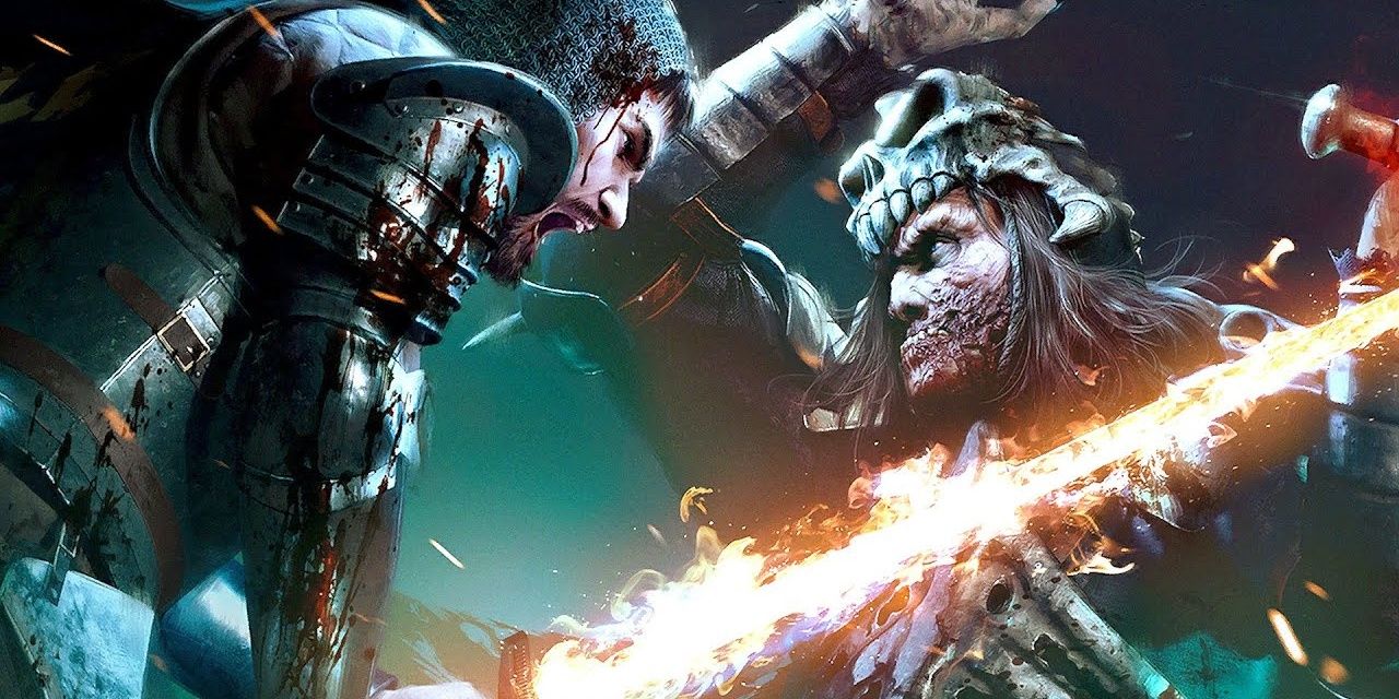 Arthur battling Evil Ash in Evil Dead The Game