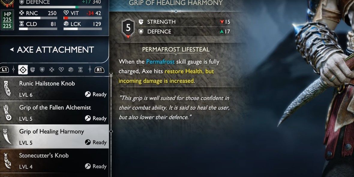 Attachments - Grip of Healing Harmony