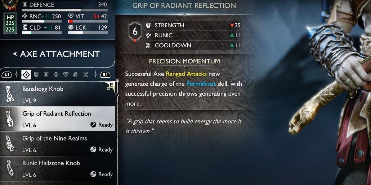 Attachments - Grip of Radiant Reflection
