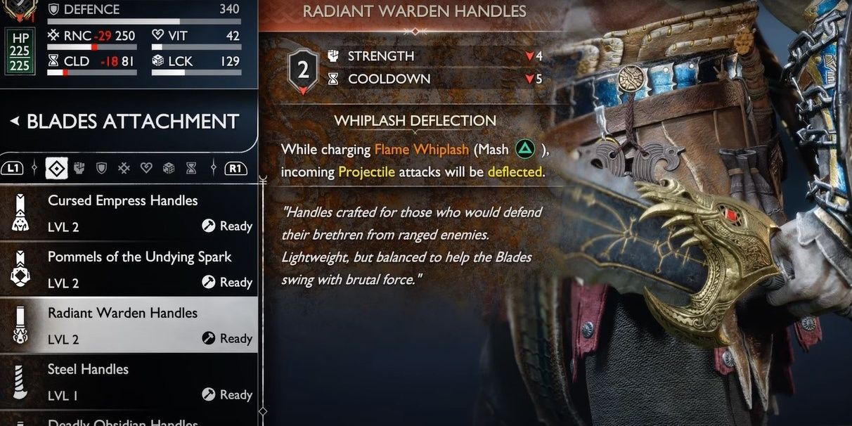 Attachments - Radiant Warden Handles