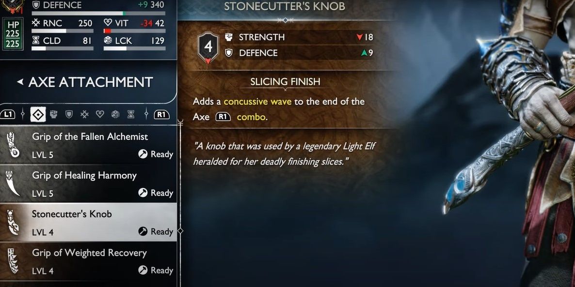 Attachments - Stonecutter's Knob