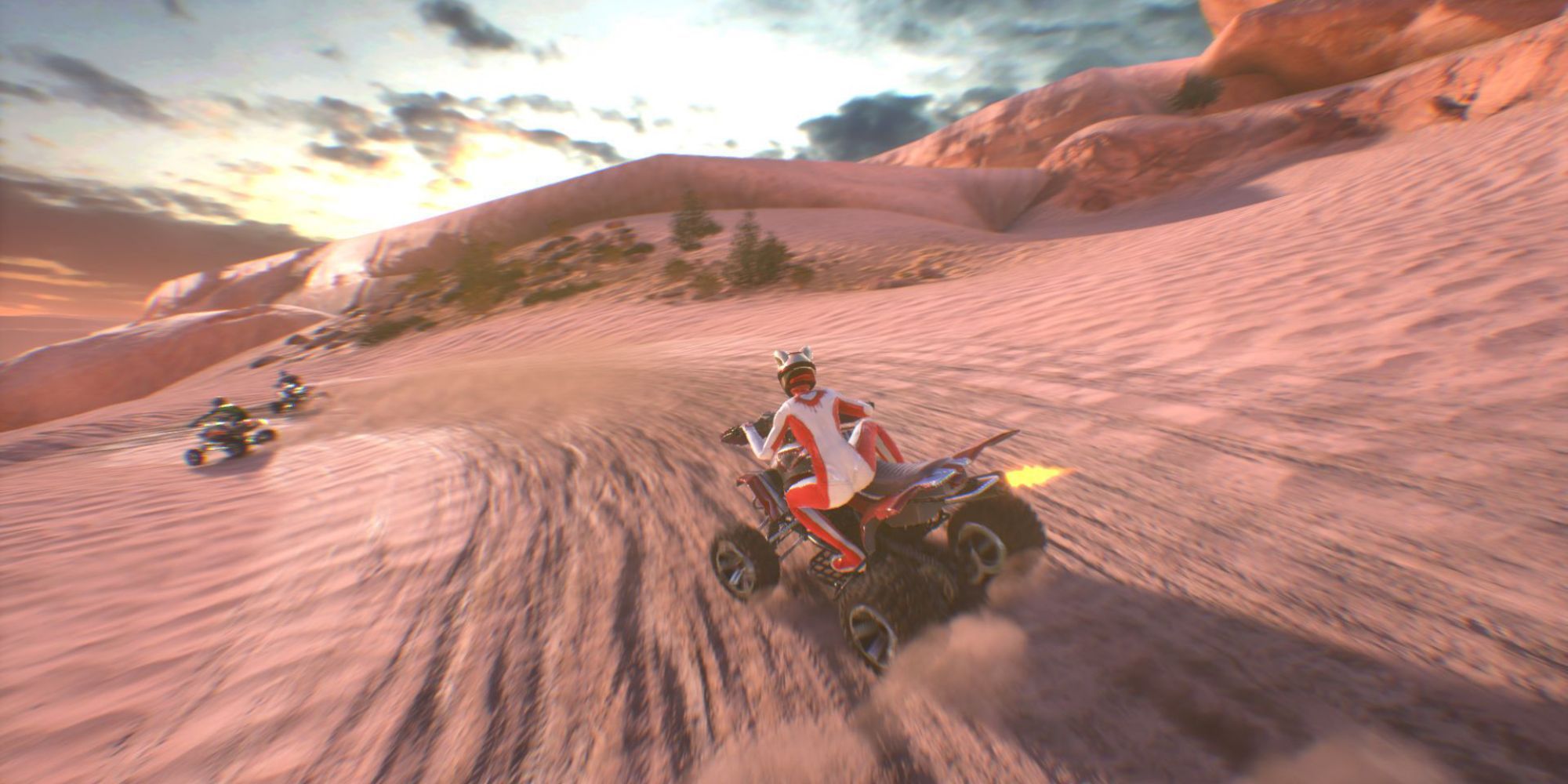 ATV Drifts And Trcks AtV Riding In The Desert