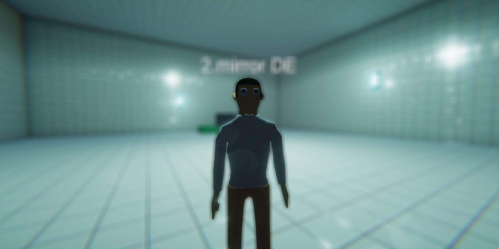 player in the middle of screen