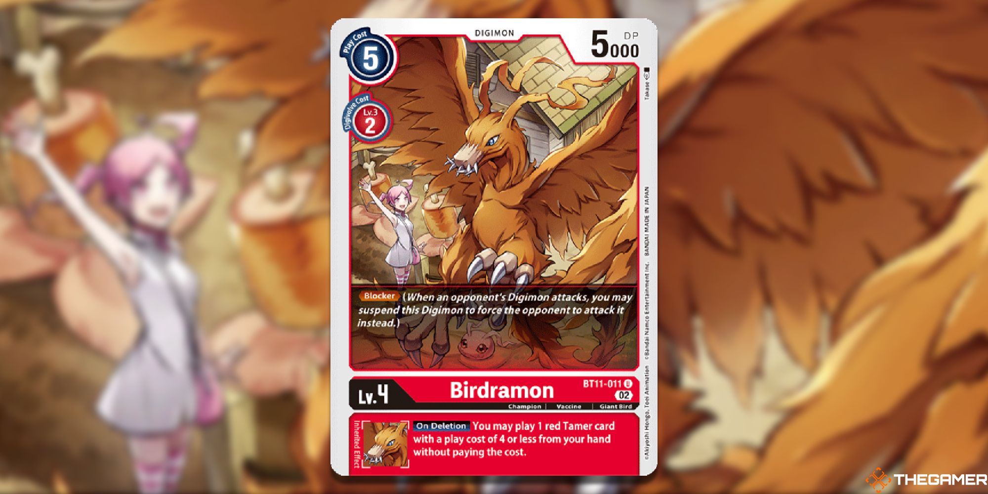birdramon full card bt11 dimensional phase digimon card game