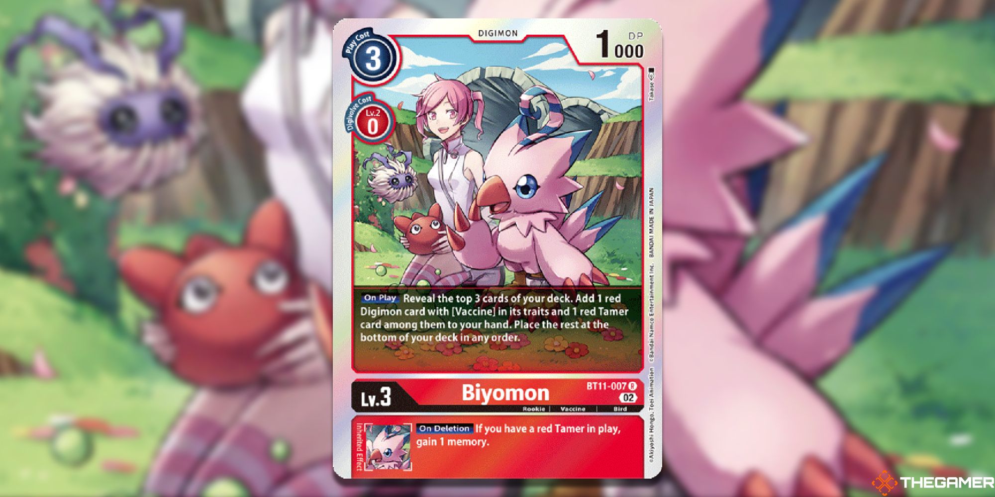 biyomon full card bt11 dimensional phase digimon card game