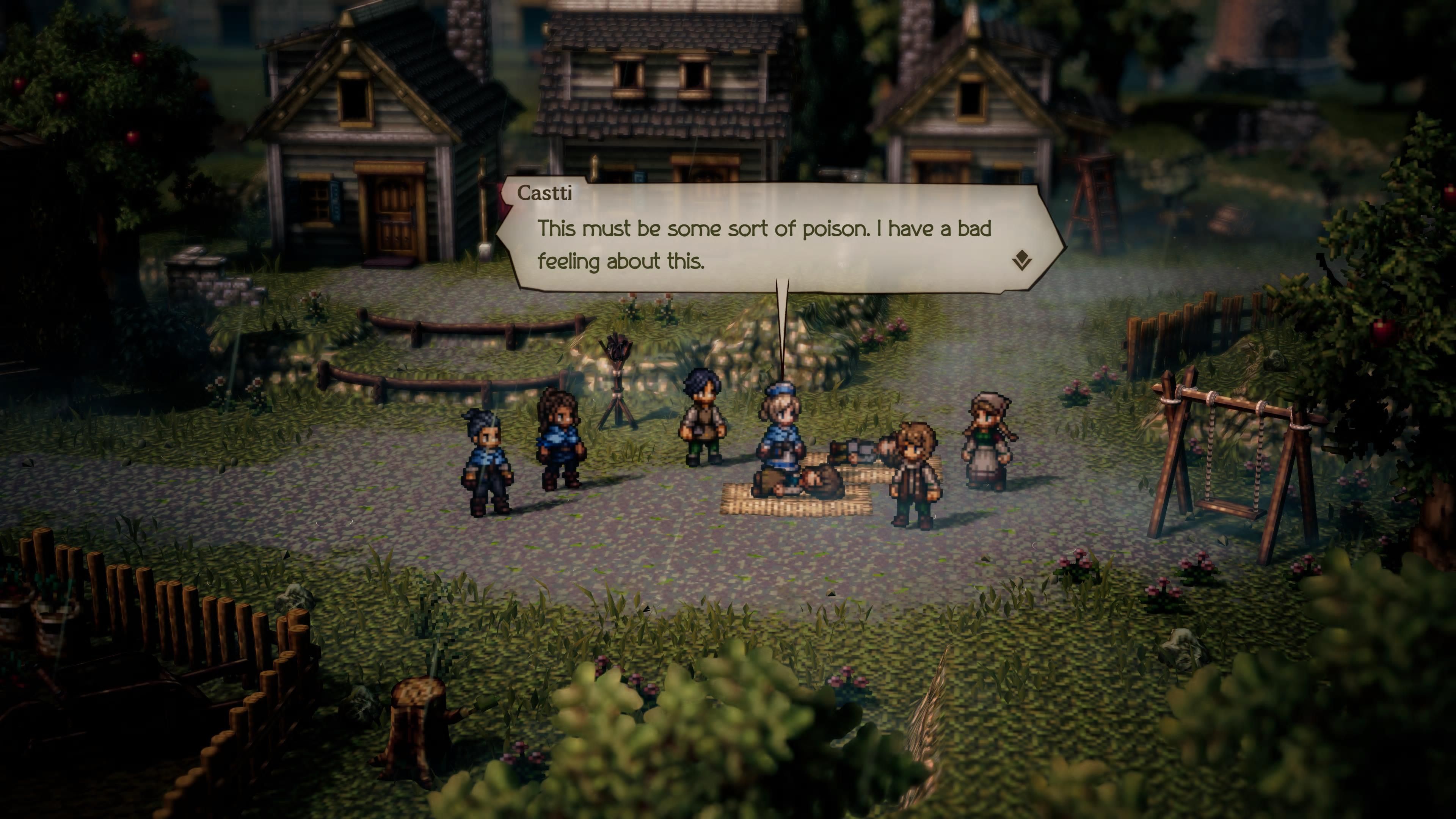 Castti Octopath Traveler 2 Poison Suspicions