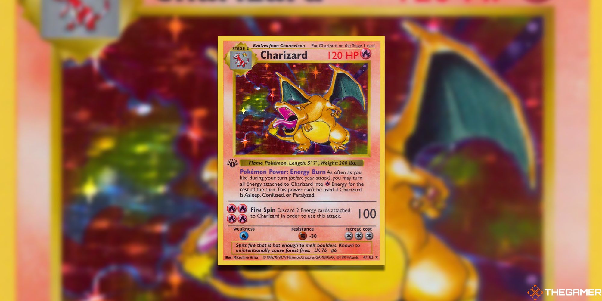 Charizard (Base Set #4) Pokemon TCG Card