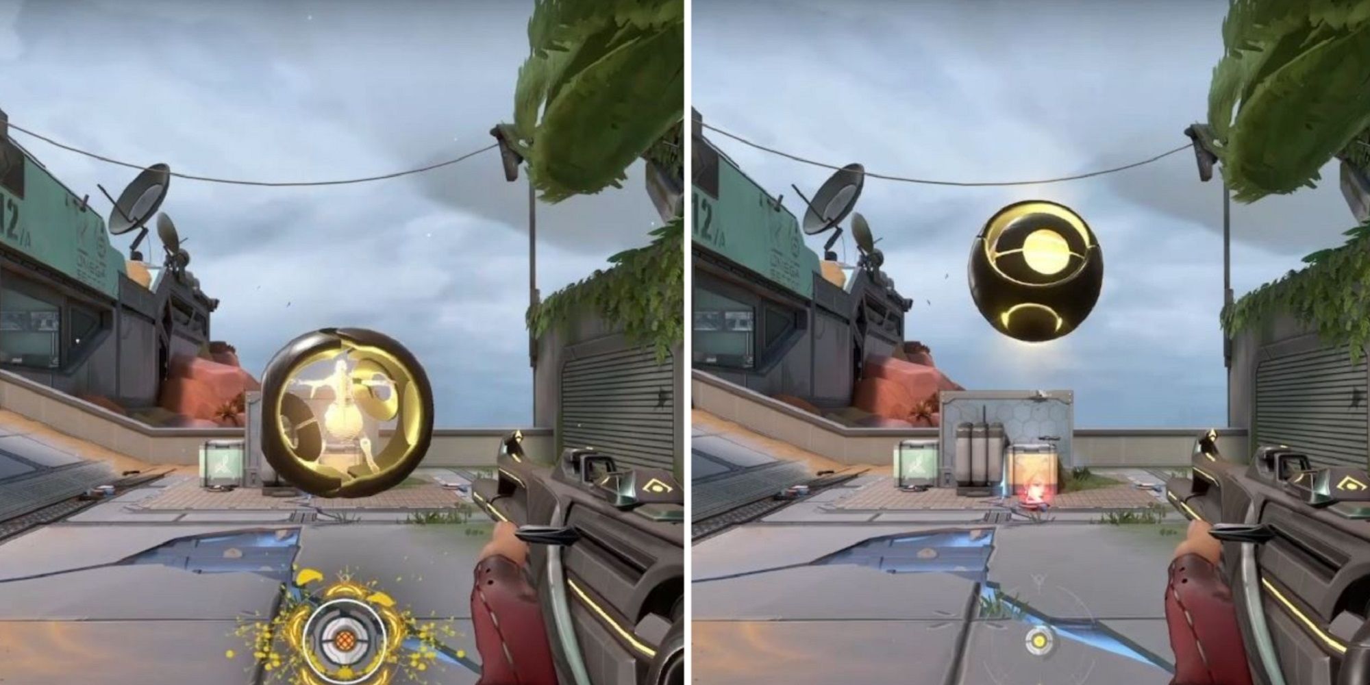 Sage Being Trapped In A Golden Sphere, And Sphere Closed Off And Rotating