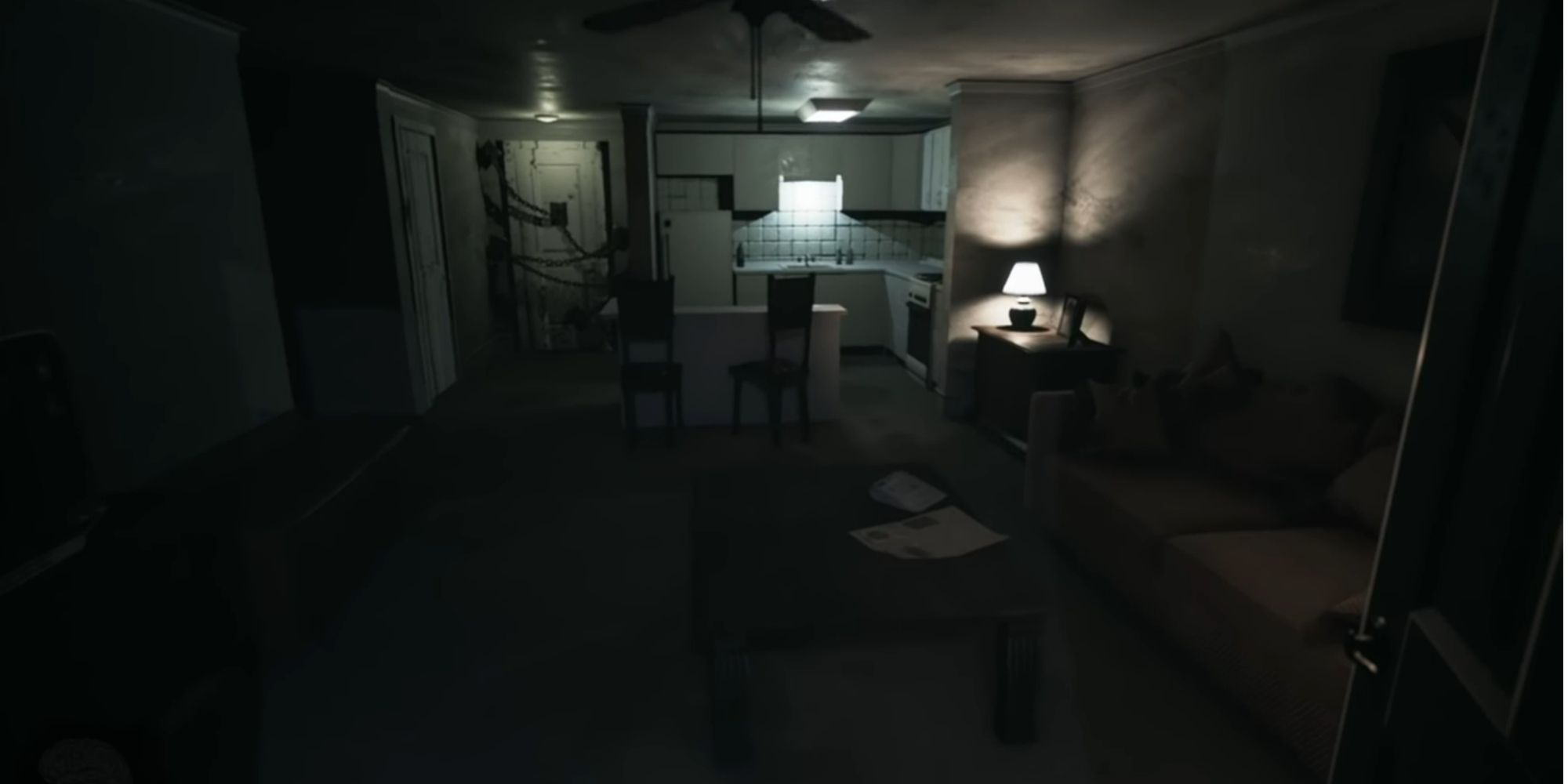 Silent Hill 4: The Room Reference - Empty Room With Chained Door