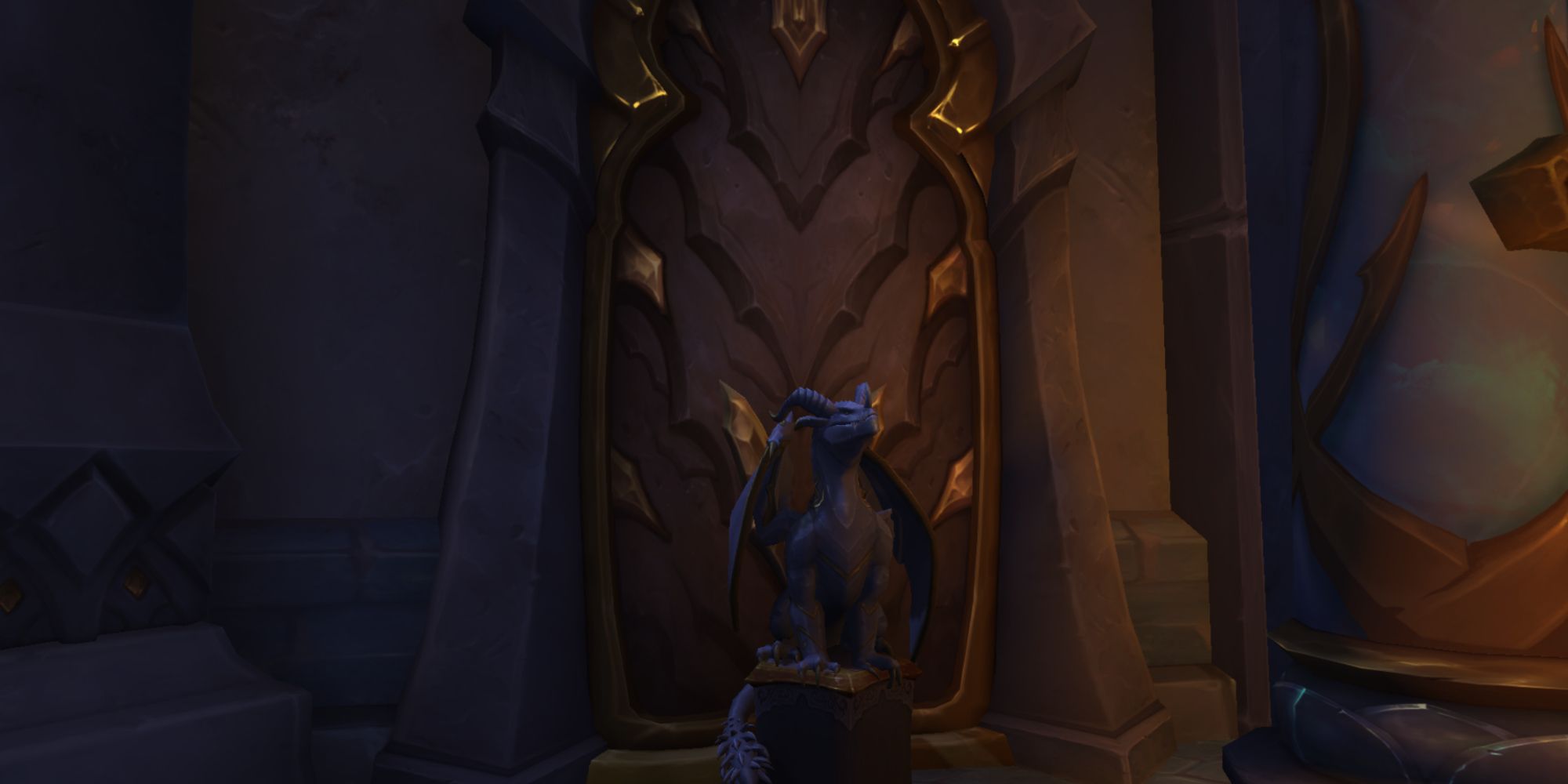 Wow a peculiar statue of a dragon