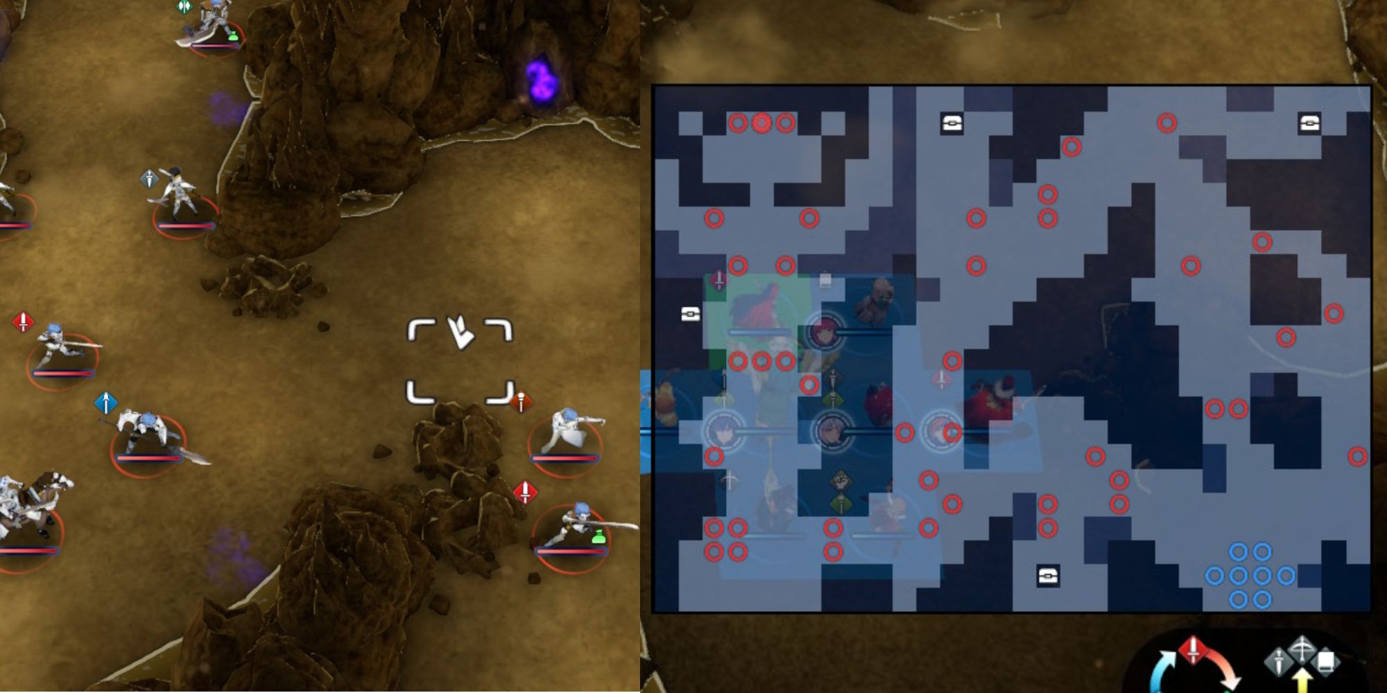 Enlarged Map of Hector's Battle Paralogue And Poison Vents