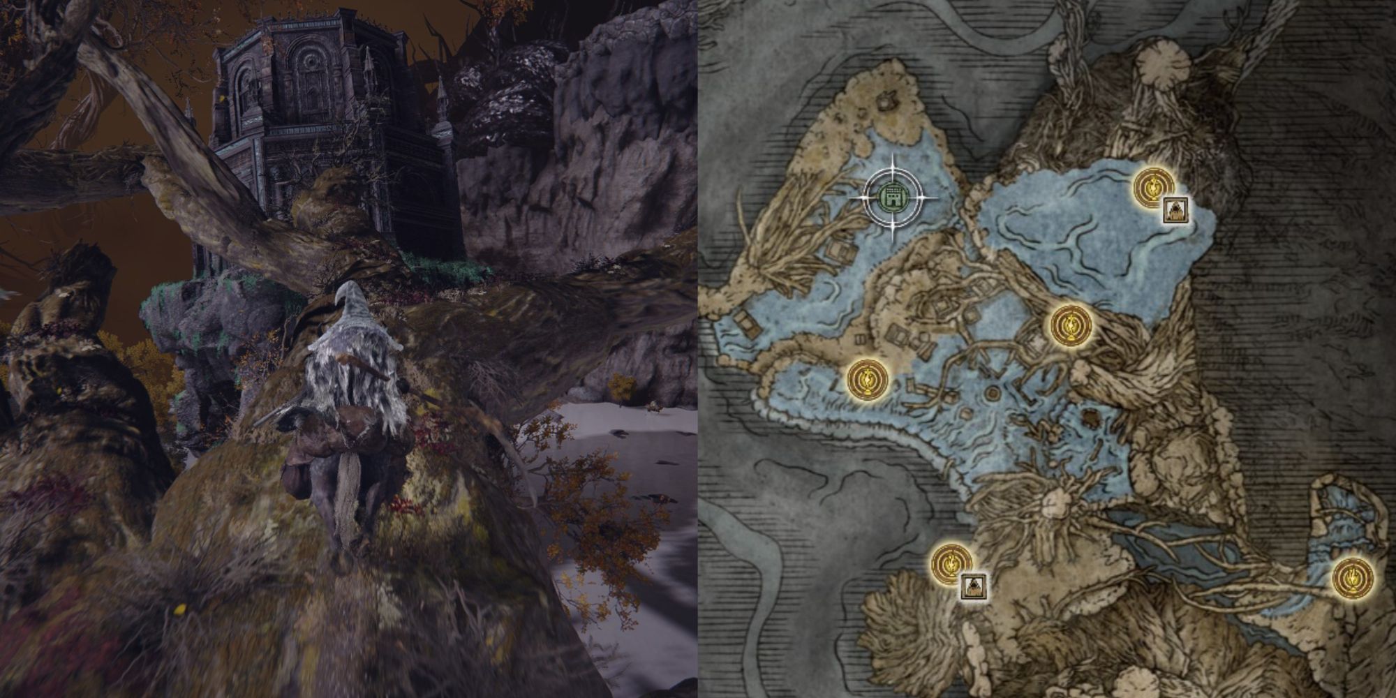 Map And In-Game Deeproot Depths Walking Mausoleum