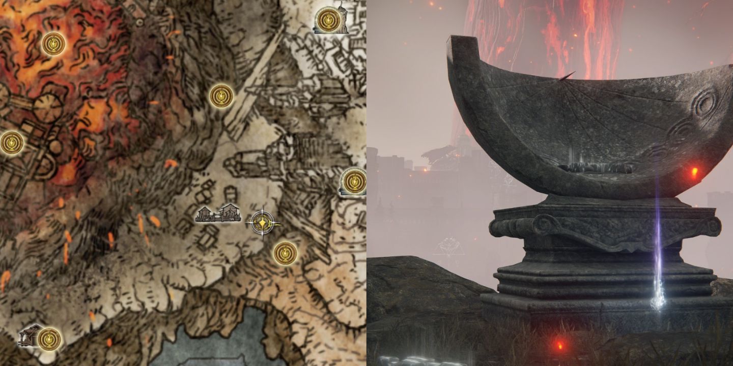 Map And In Game Location Of Starlight Shard Outside Hermit Village