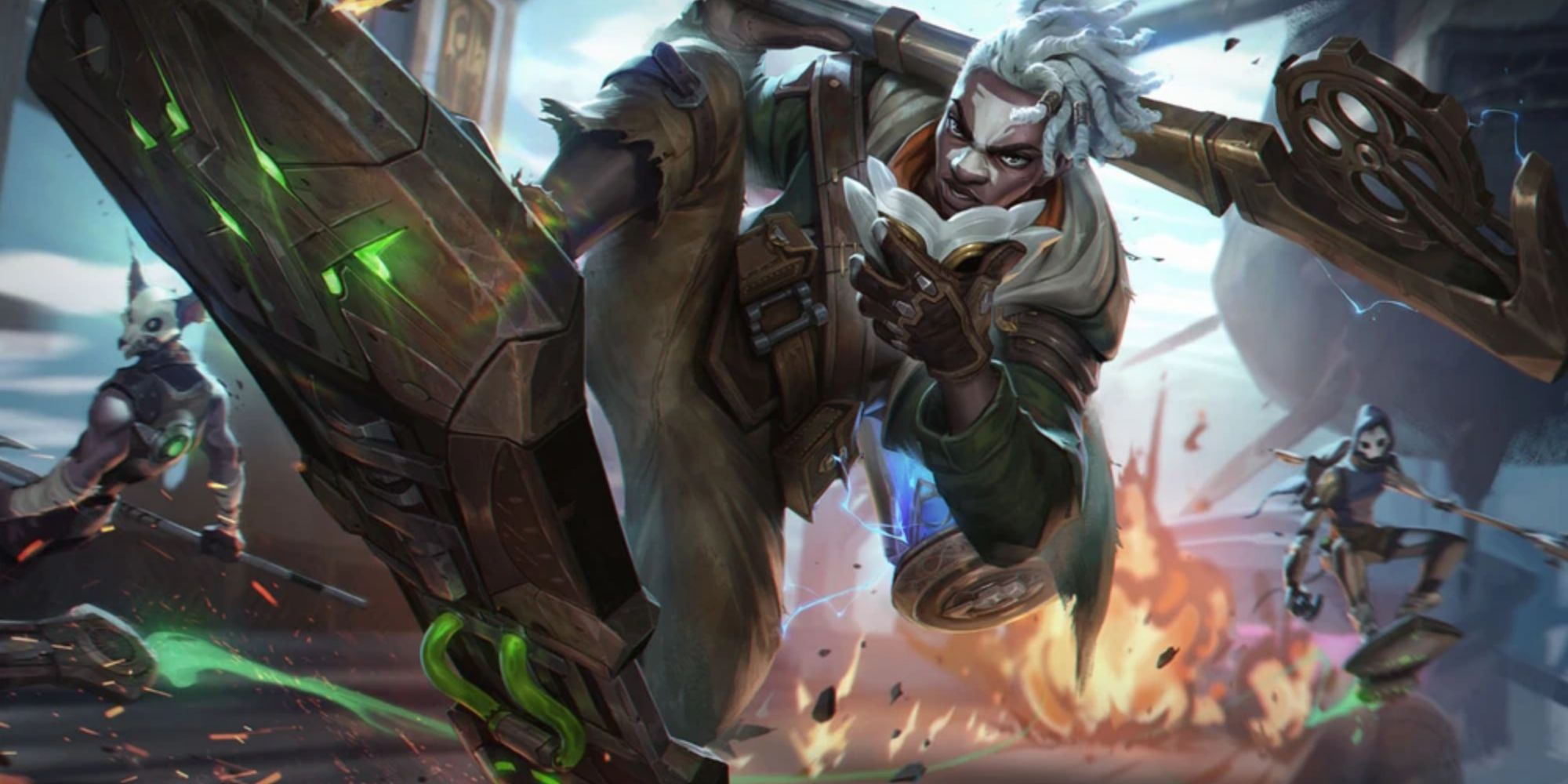Firelight Ekko Splash Art League of Legends