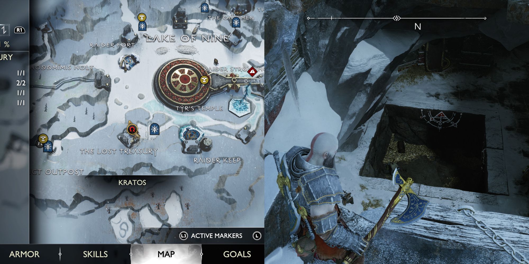 Image showing the location of the Lost Page in Midgard.
