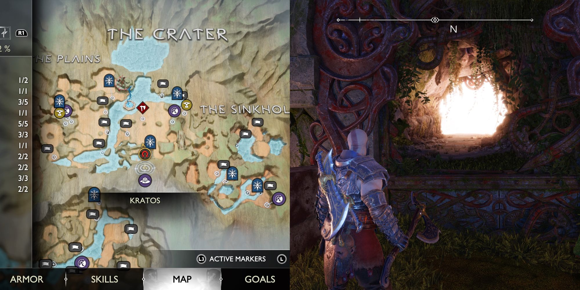 Image showing the location of the Lost Page in Vanaheim.