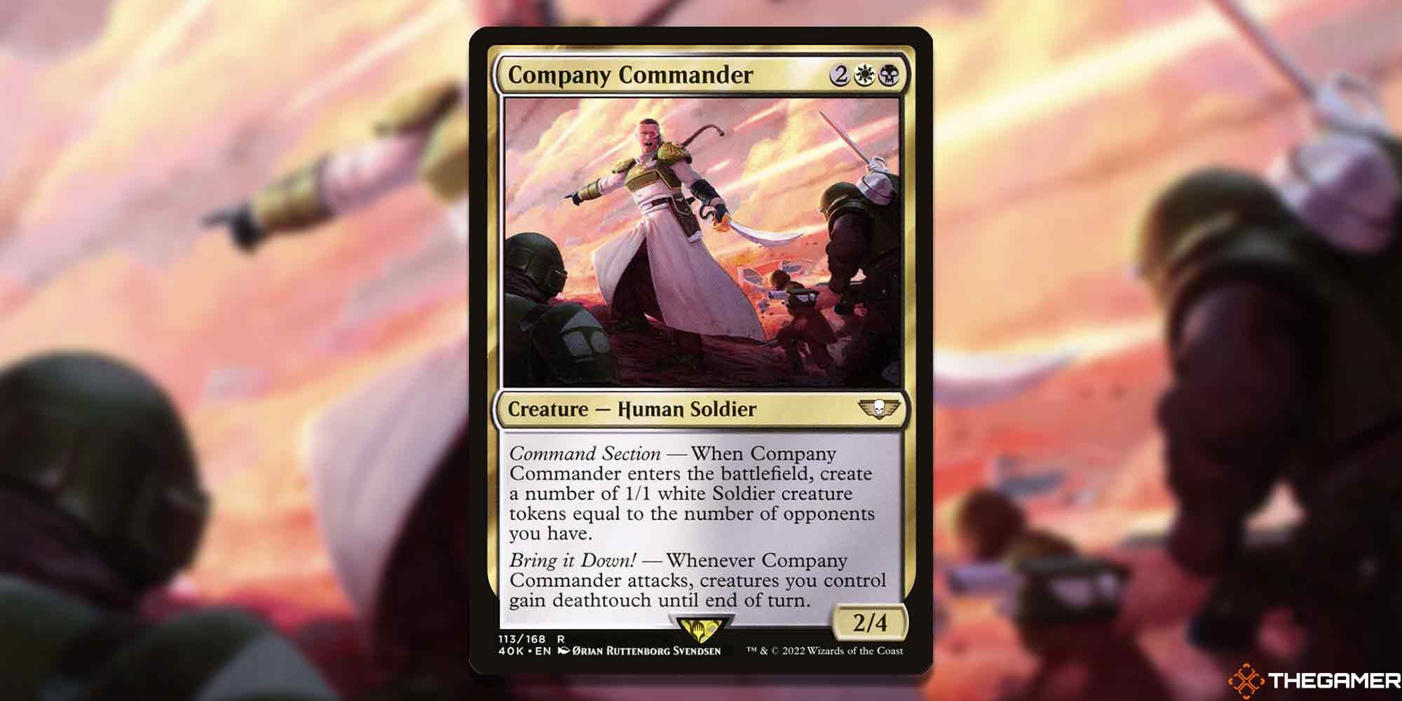 MTG: Company Commander card