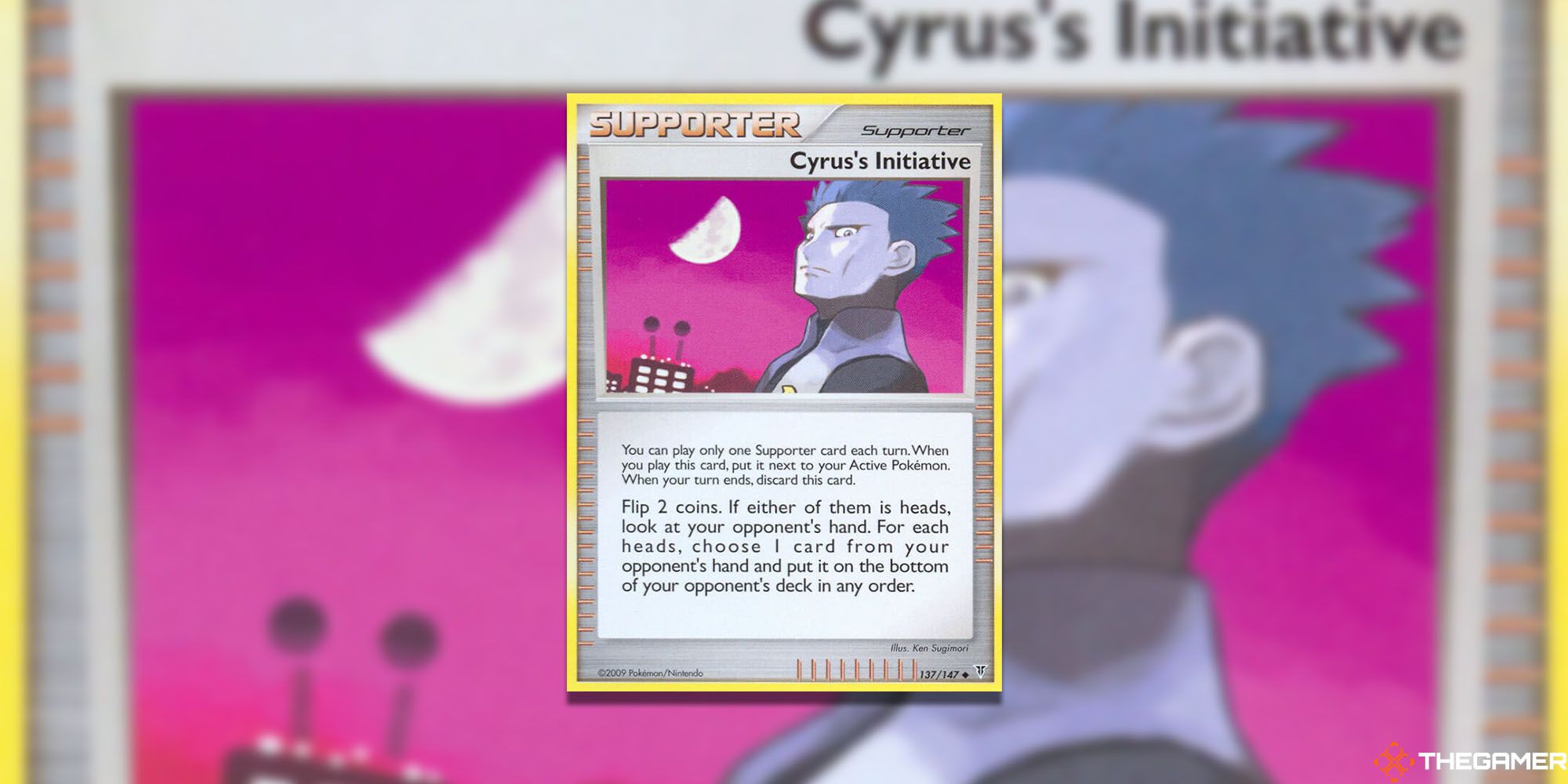 Cyrus’s Initiative (Supreme Victors #137) Pokemon TCG Card
