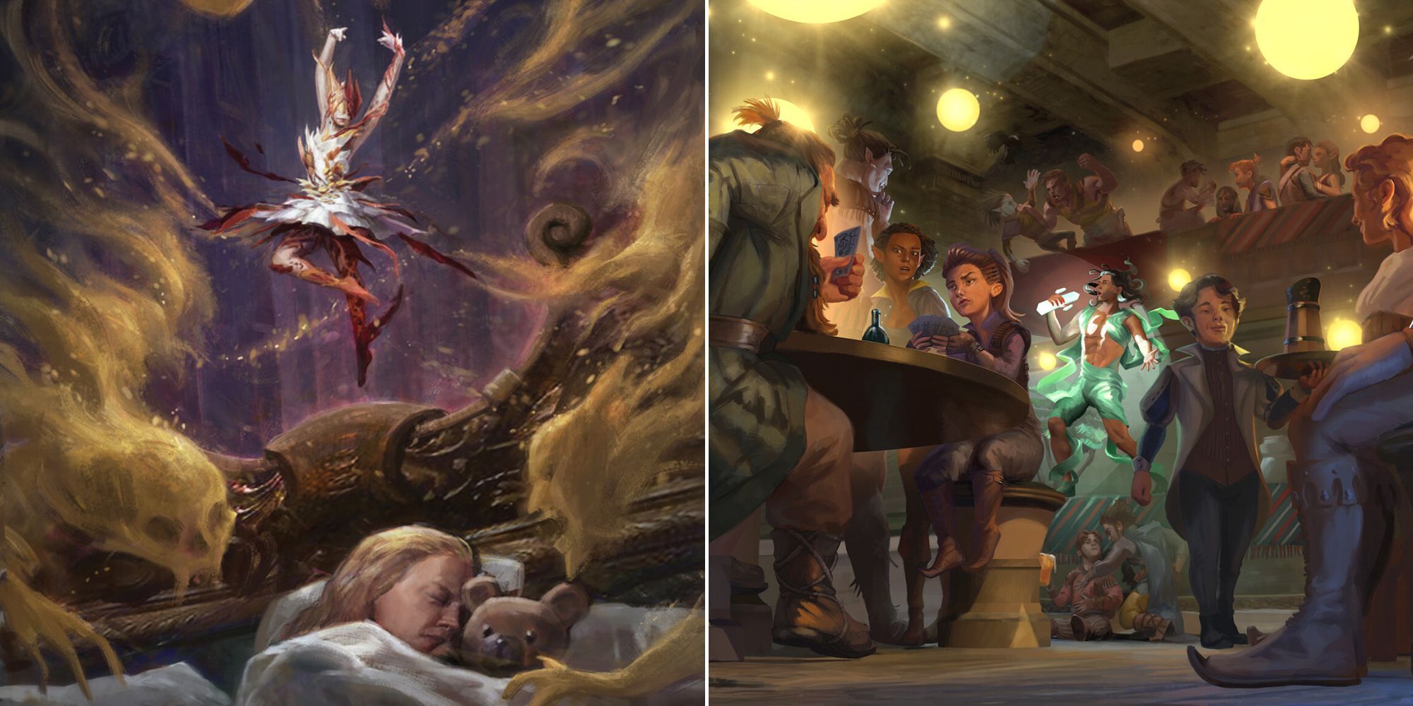 D&D Spirits Giving A Girl Nightmares -  Boromar Clan Nightclub on A Busy Night