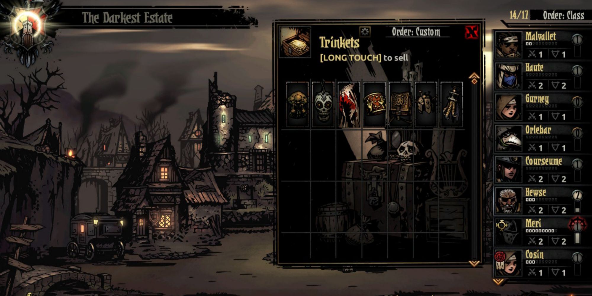 Darkest Dungeon - Trinket Menu 