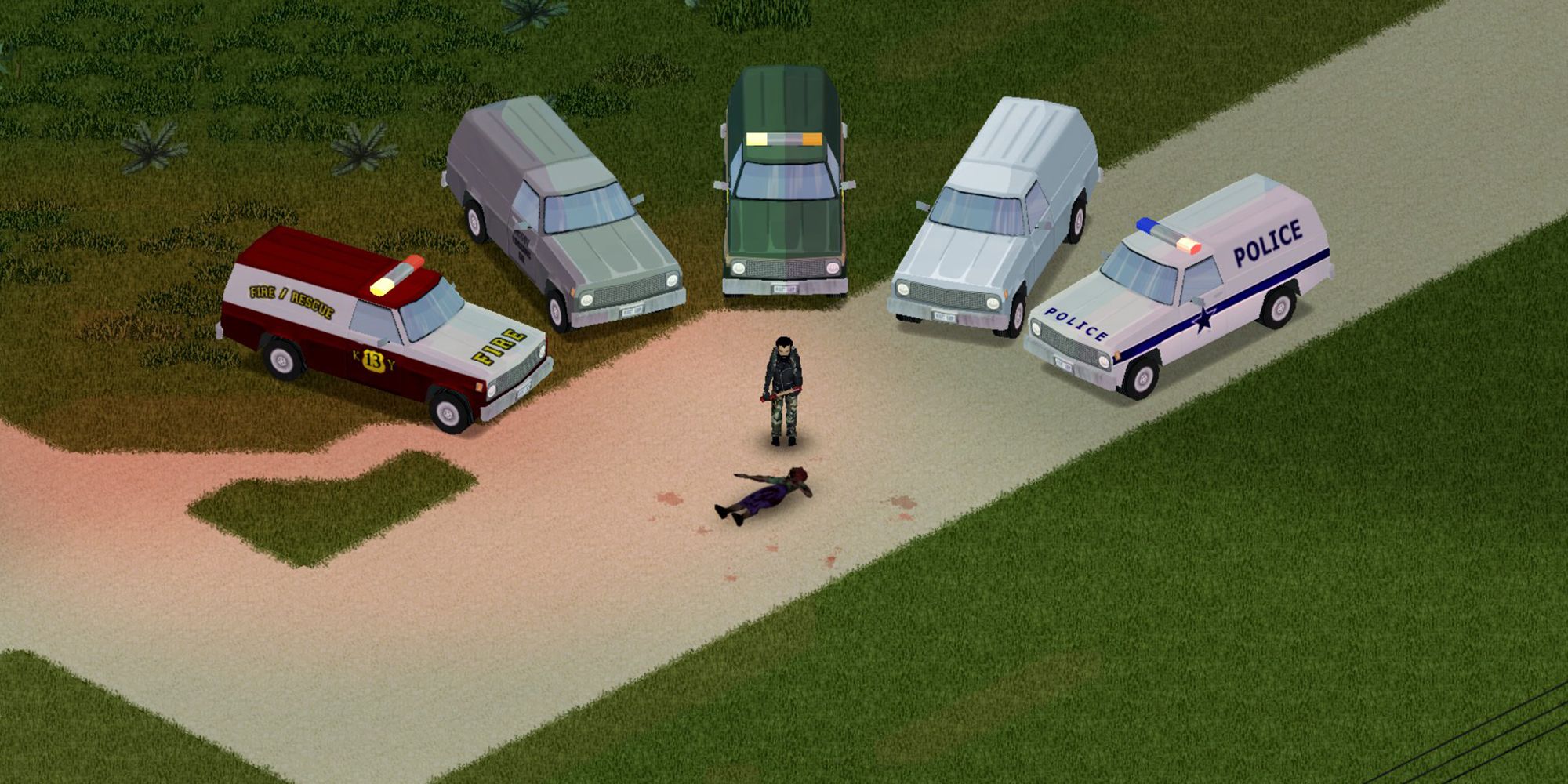 Project Zomboid 5 variants of Dash Bulldriver vehicle