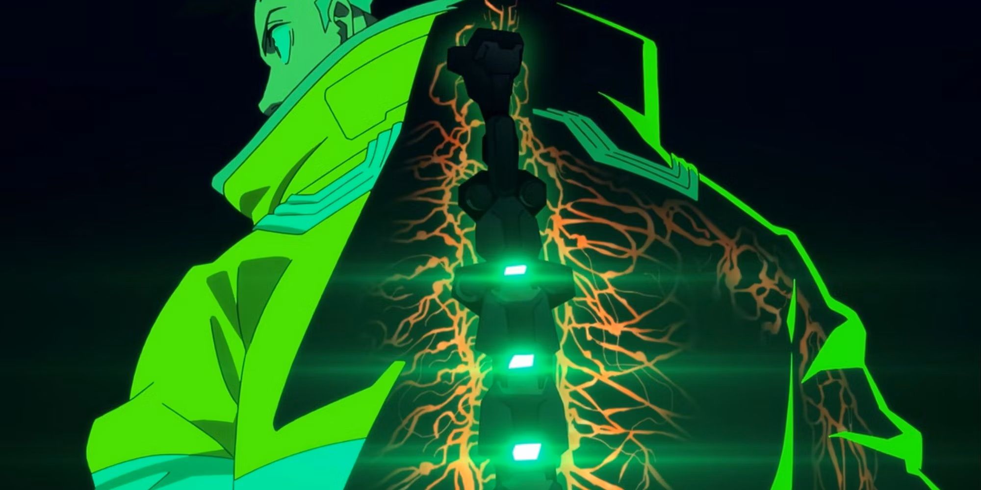 David Cyberpunk With His Sandevistan Glowing