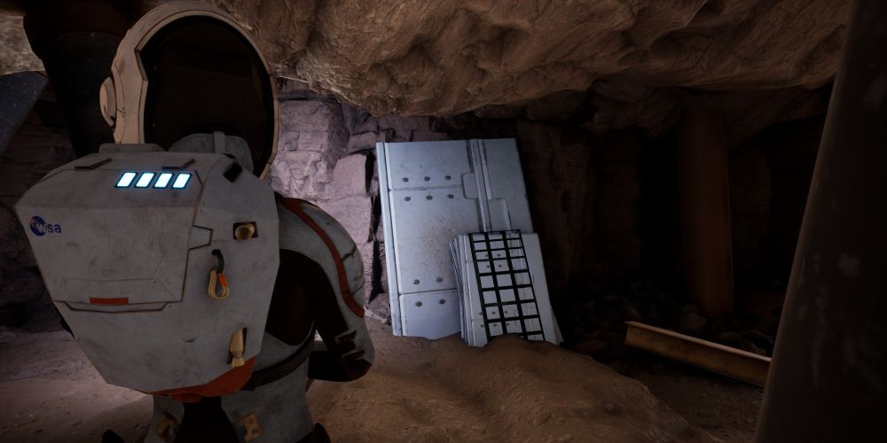 kat scans construction materials in the quarry tunnels