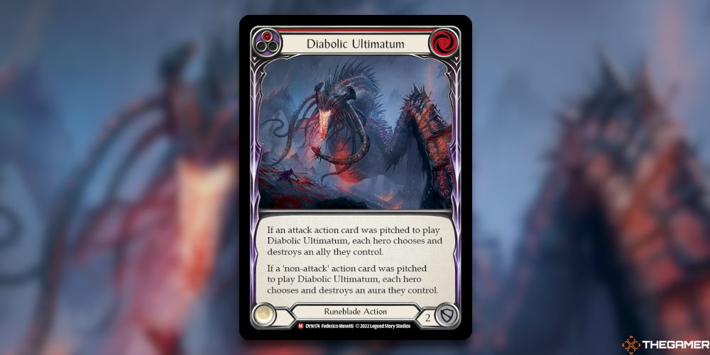 Diabolic Ultimatum  TCG Format