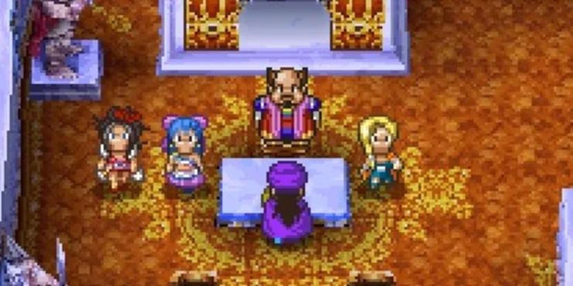 Dragon Quest five sprite characters Getting Married