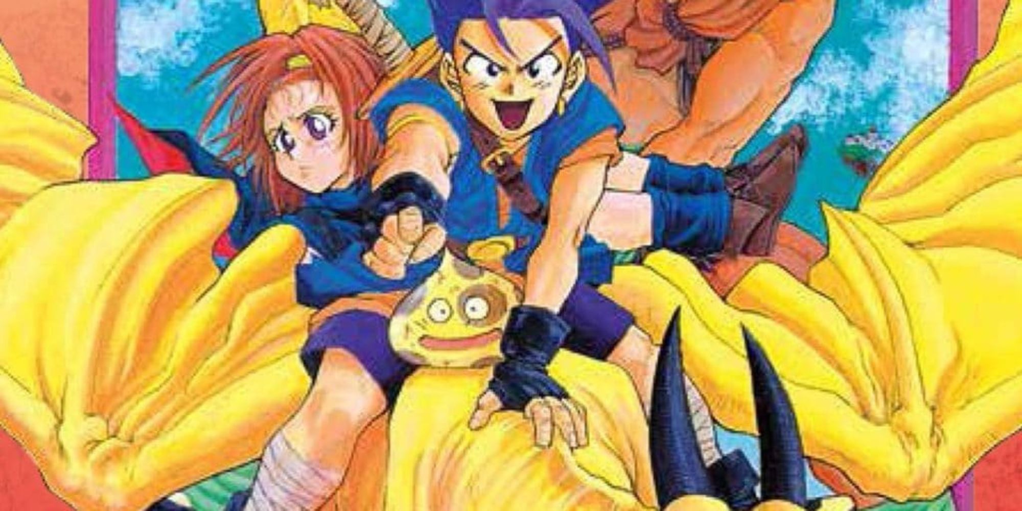 Dragon Quest Six Hero and Party on Golden Dragon