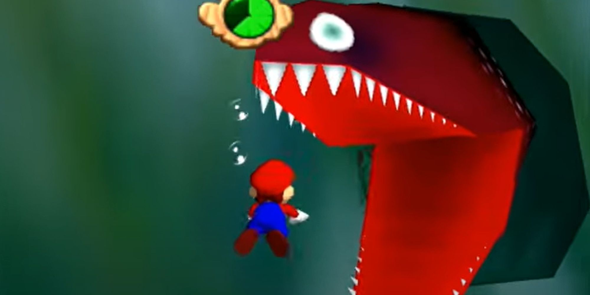 Eel Tries To Take a Bite Out Of Mario Mario 64