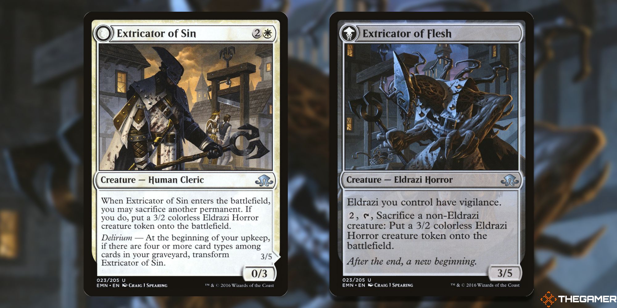 MTG: Extricator of Sin/Extricator of Flesh card