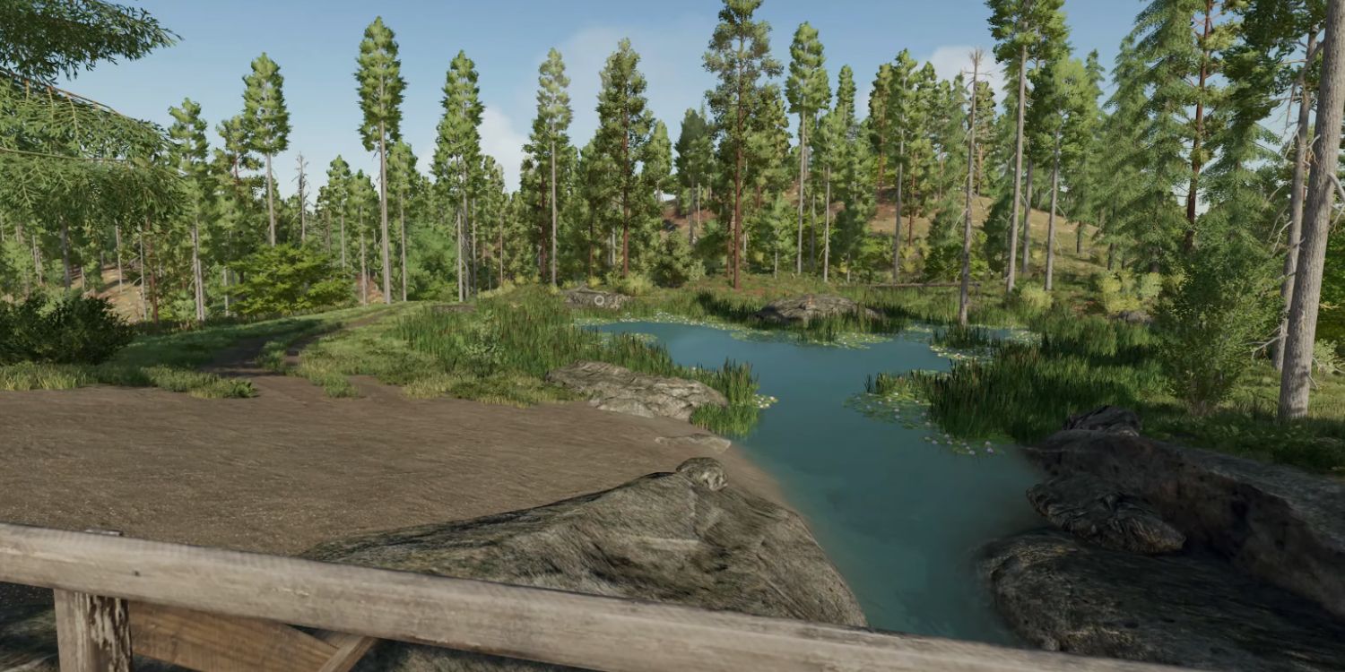 Farming Simulator 22 View of Silver Run Forest