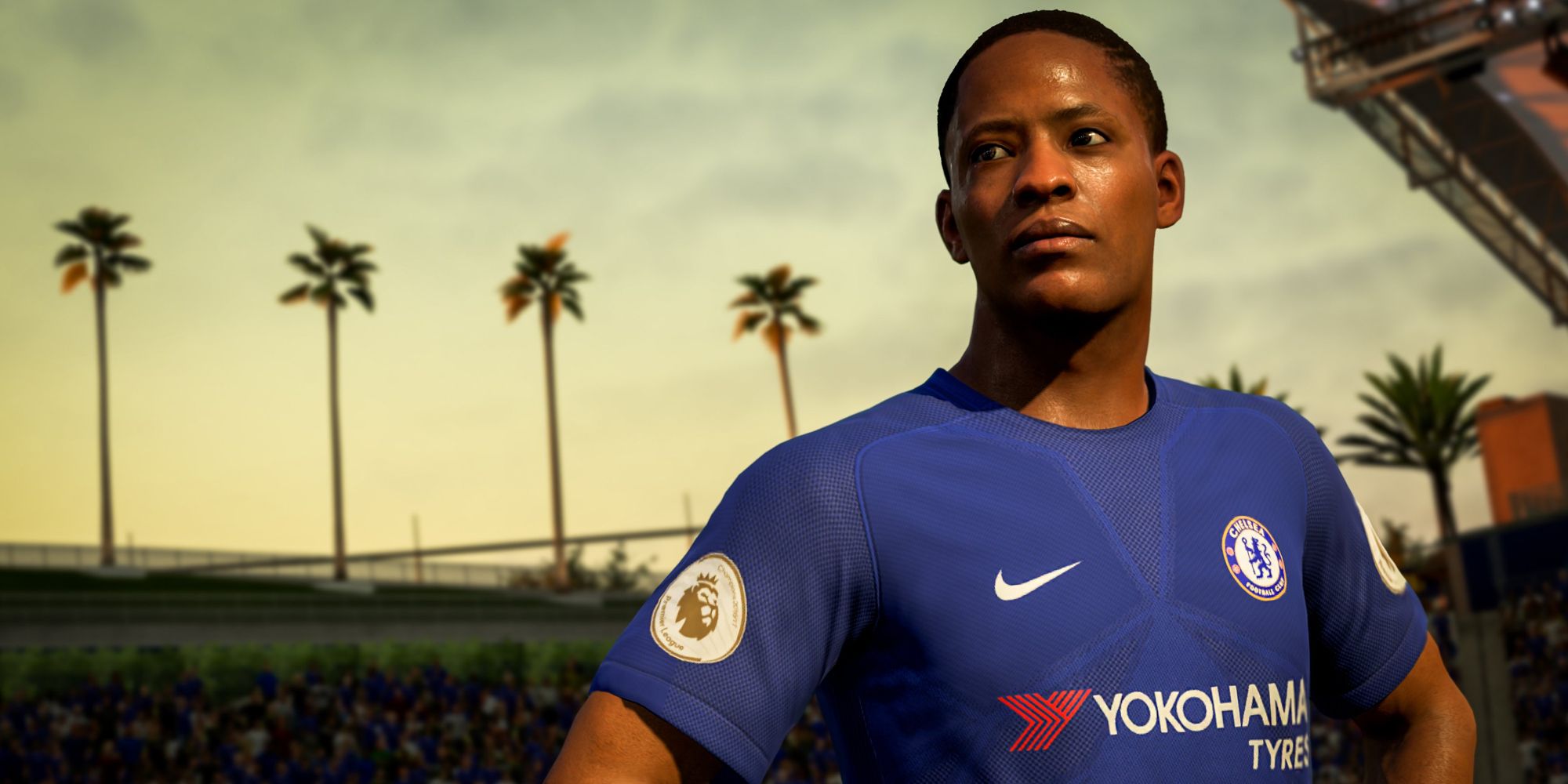 FIFA Screenshot Of Alex Hunter In Chelsea Shirt