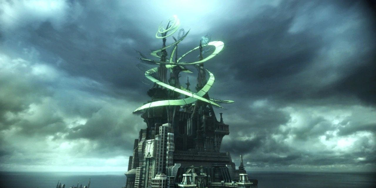 The Temple of Etro in Valhalla in Final Fantasy 13-2