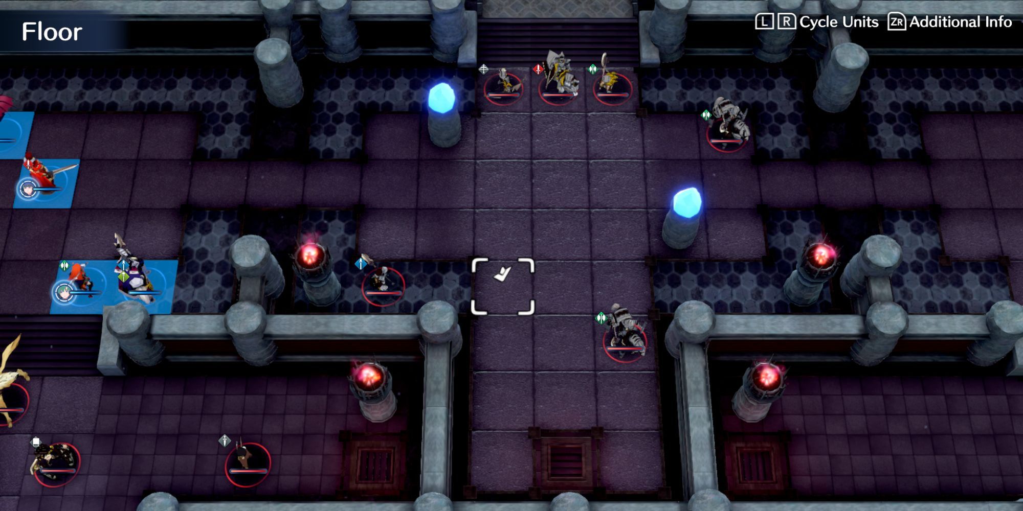 Fire Emblem Engage Gradlon Temple Chapter 25 map from above