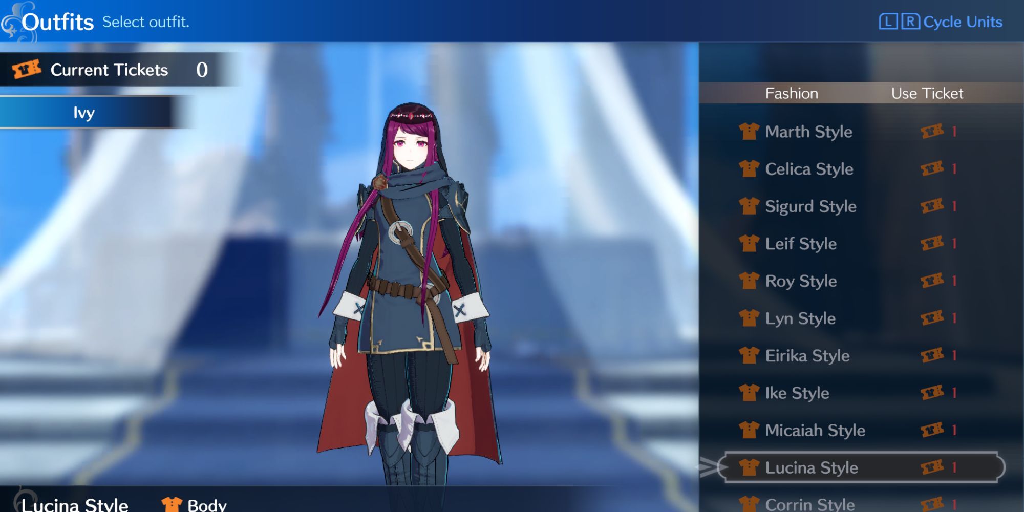 Fire Emblem Engage - Lucina Style