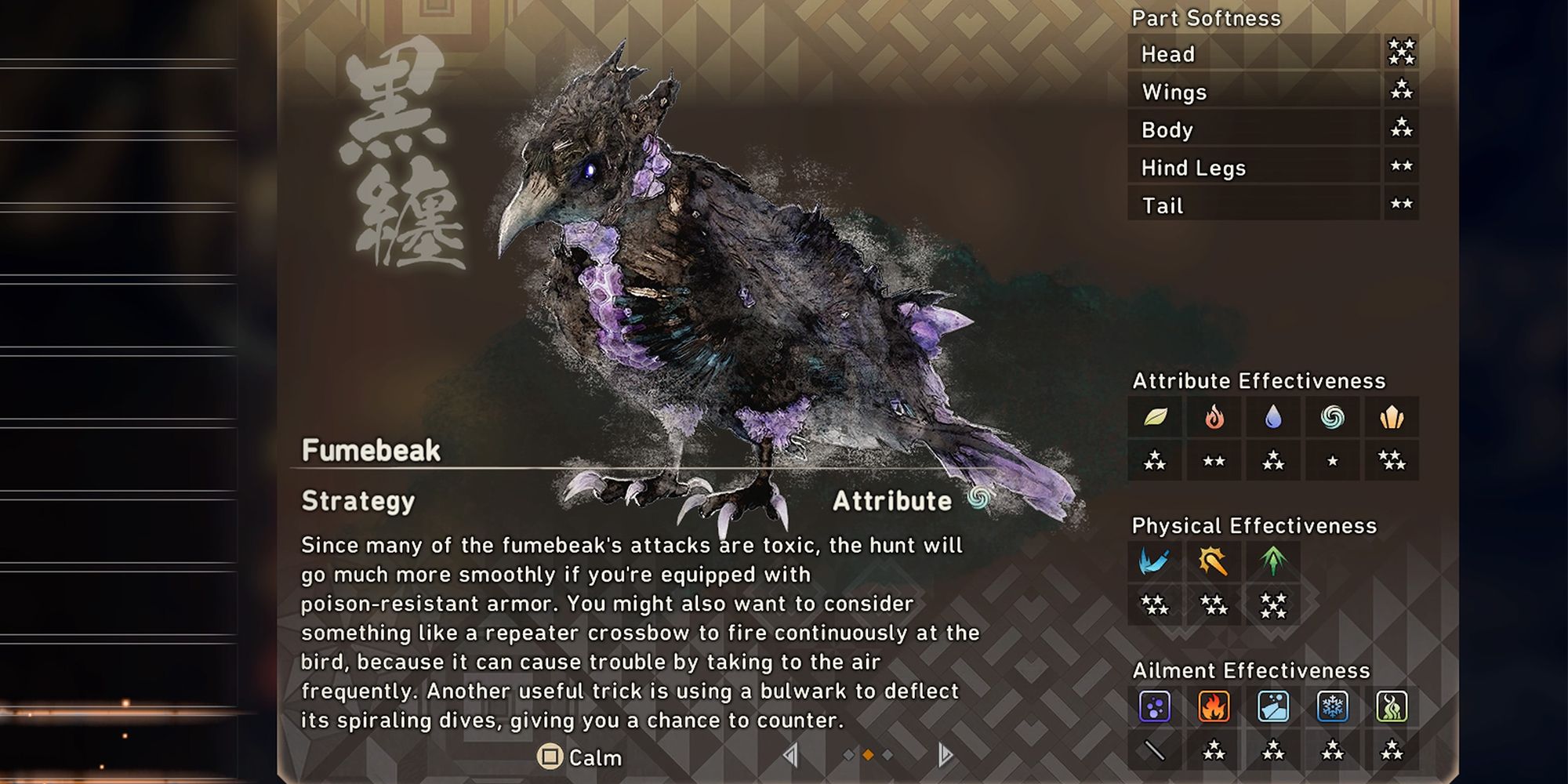 fumebeak ecology page