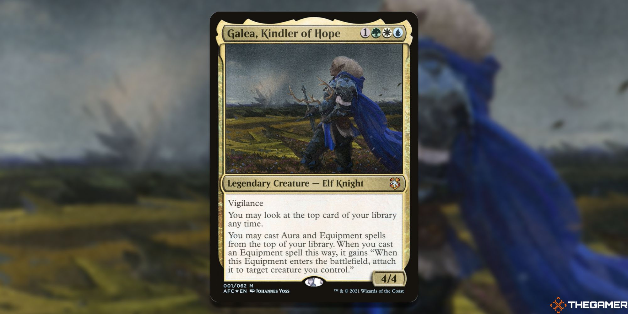 MTG: Galea, Kindler of Hope card