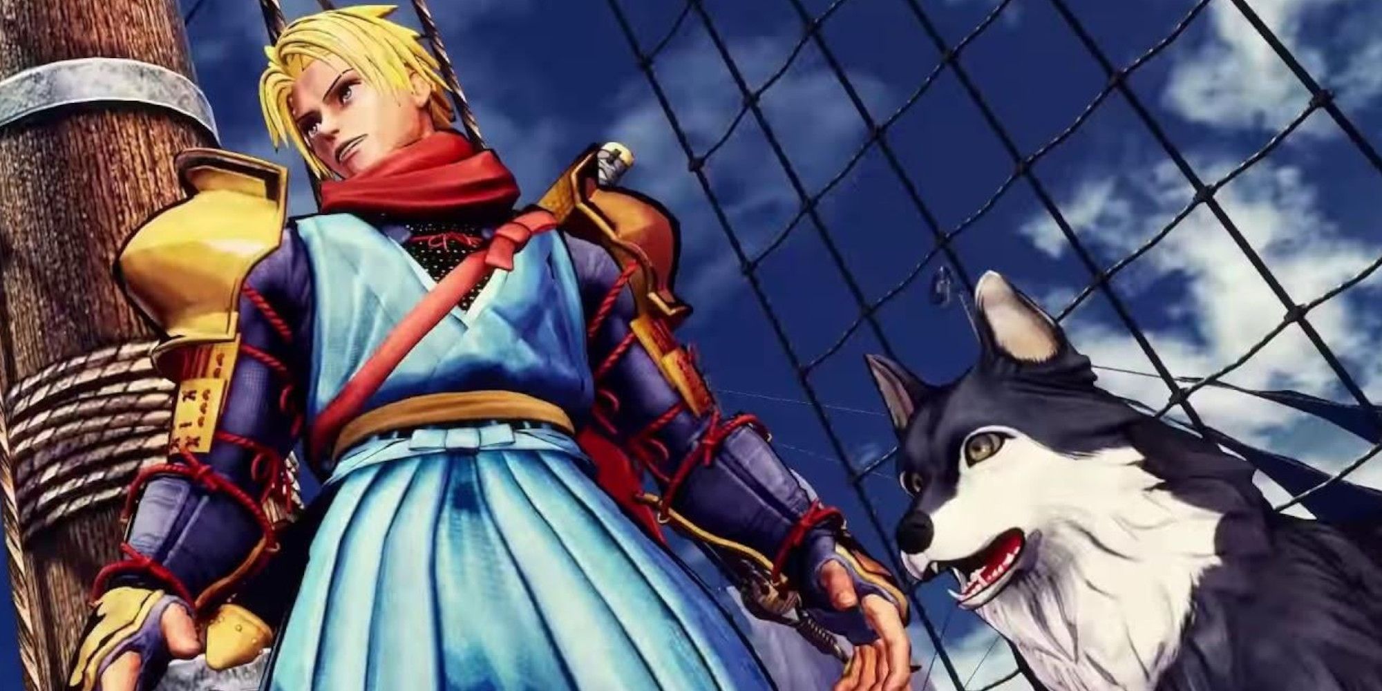 Galford and Poppy from Samurai Shodown