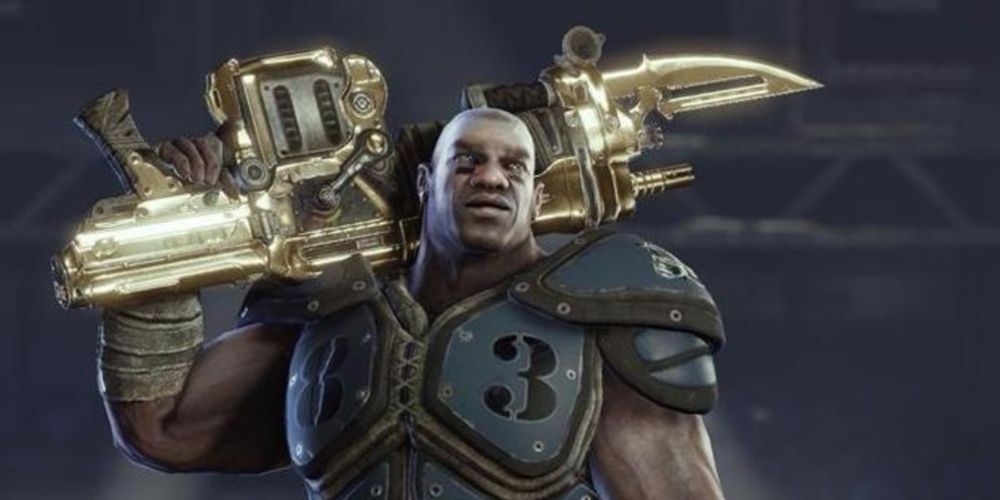 Gears Of War 3 Screenshot Of Cole-Train Holding Lancer