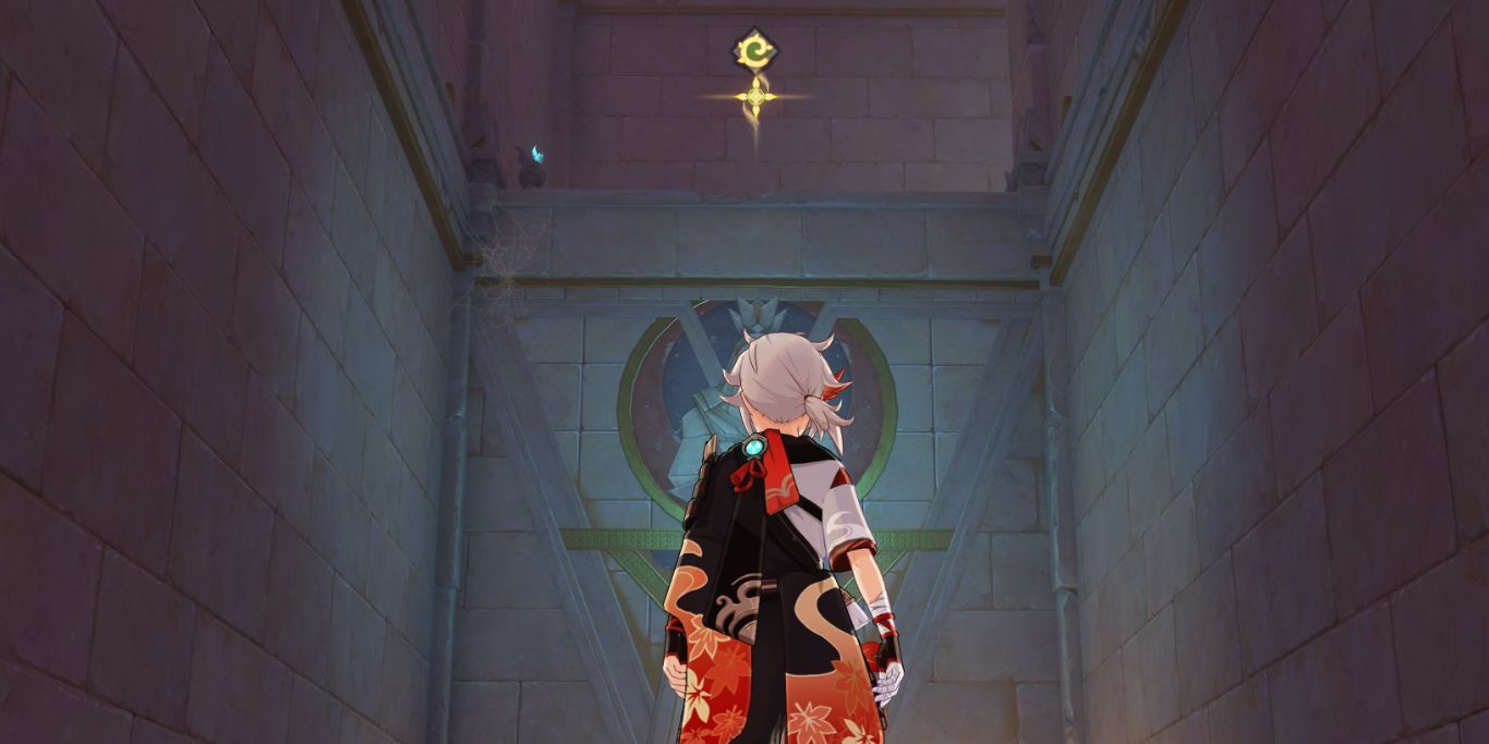Genshin Impact Kazuha In Front Of Grapple