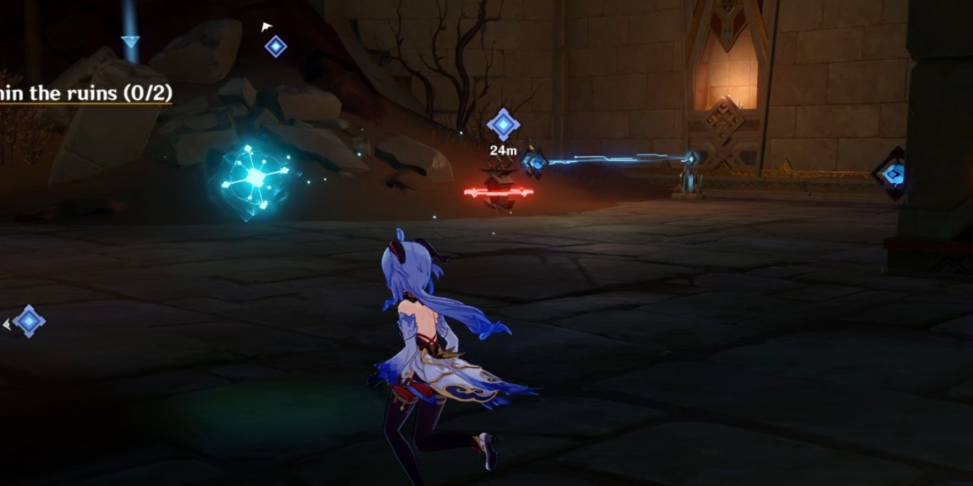 Genshin Impact Puzzle Room In Cave