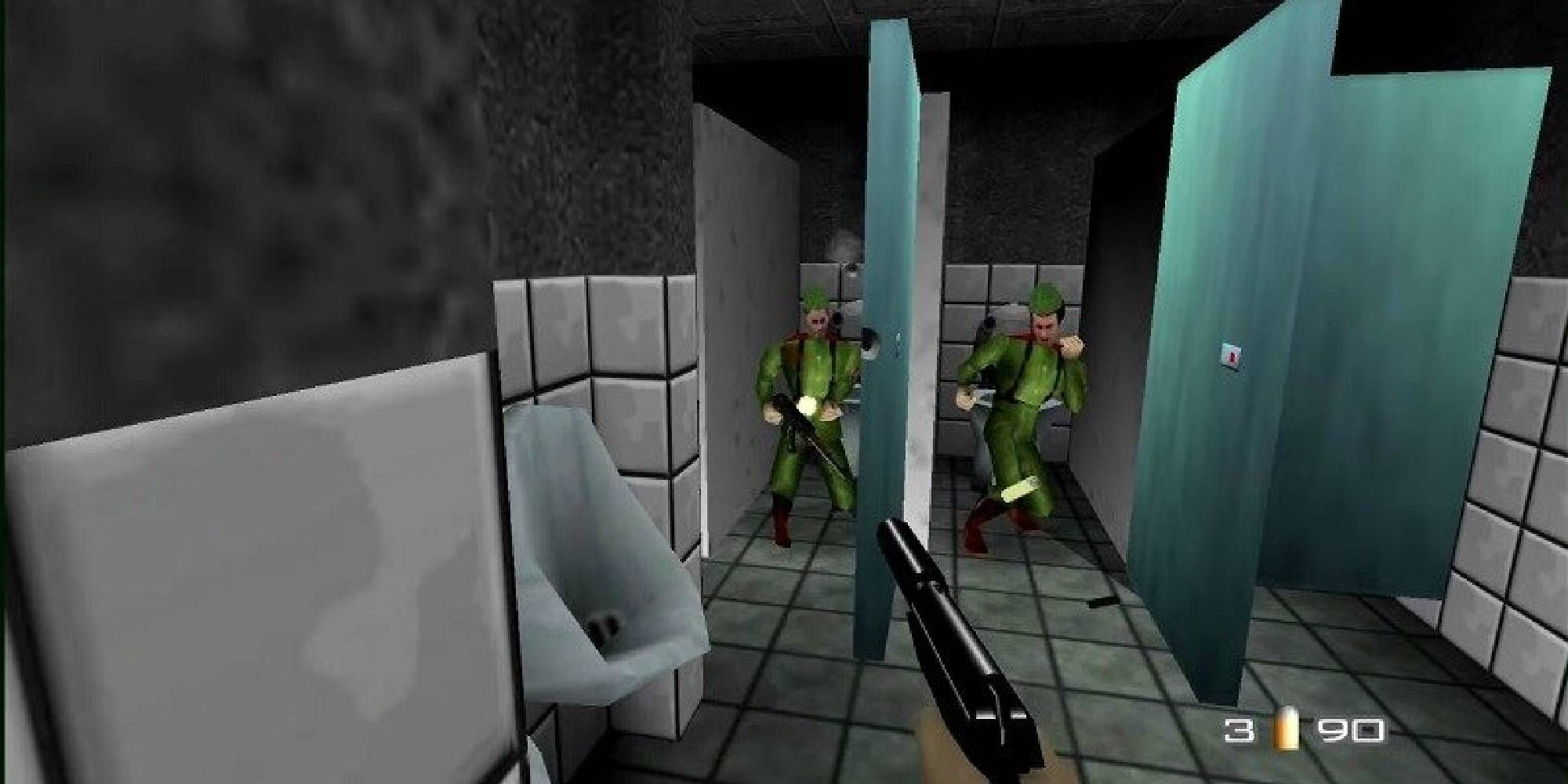 Goldeneye 64 - KGB in the toliets