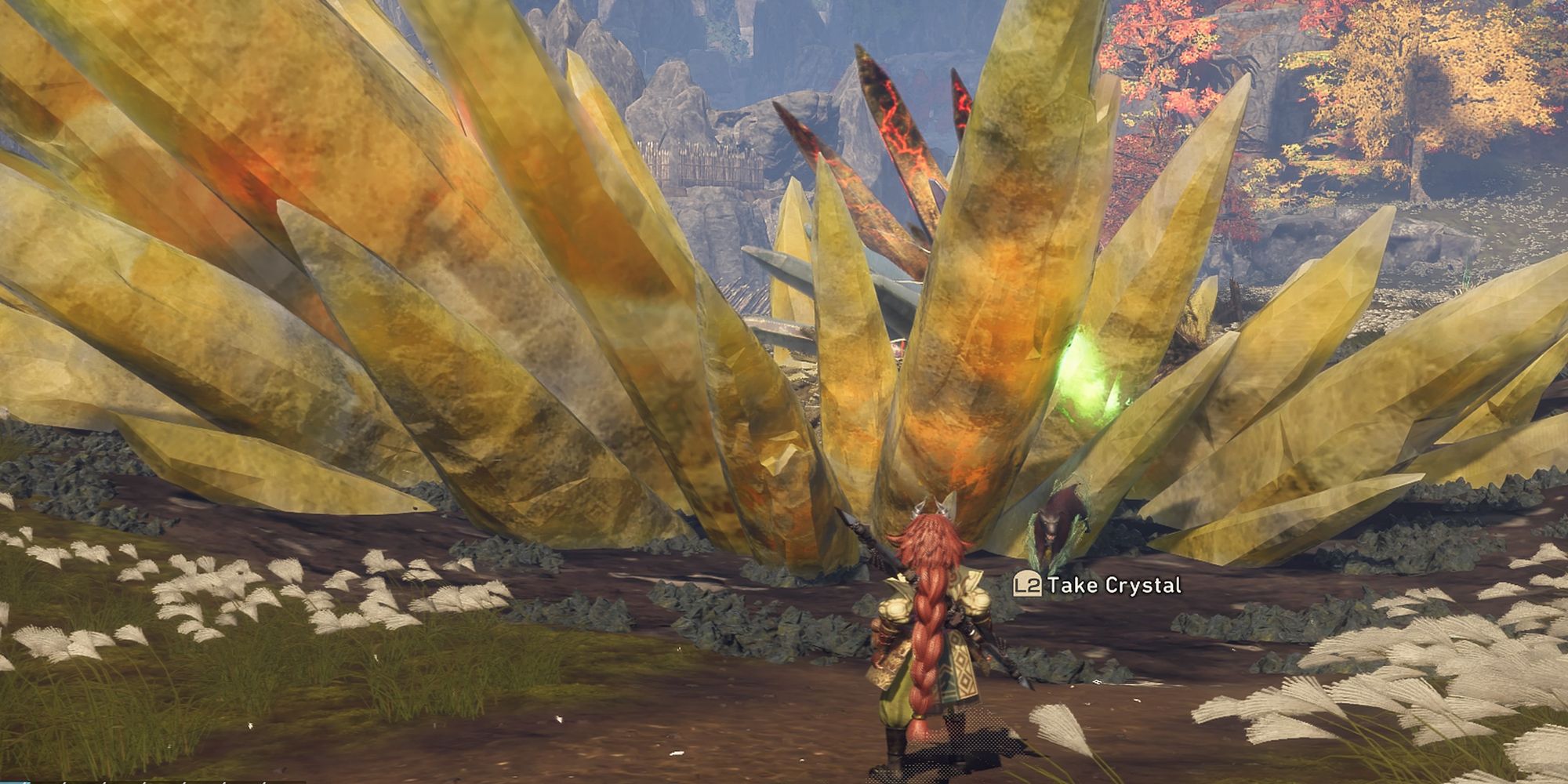 goldshard enrage attack blasting the area with crystals