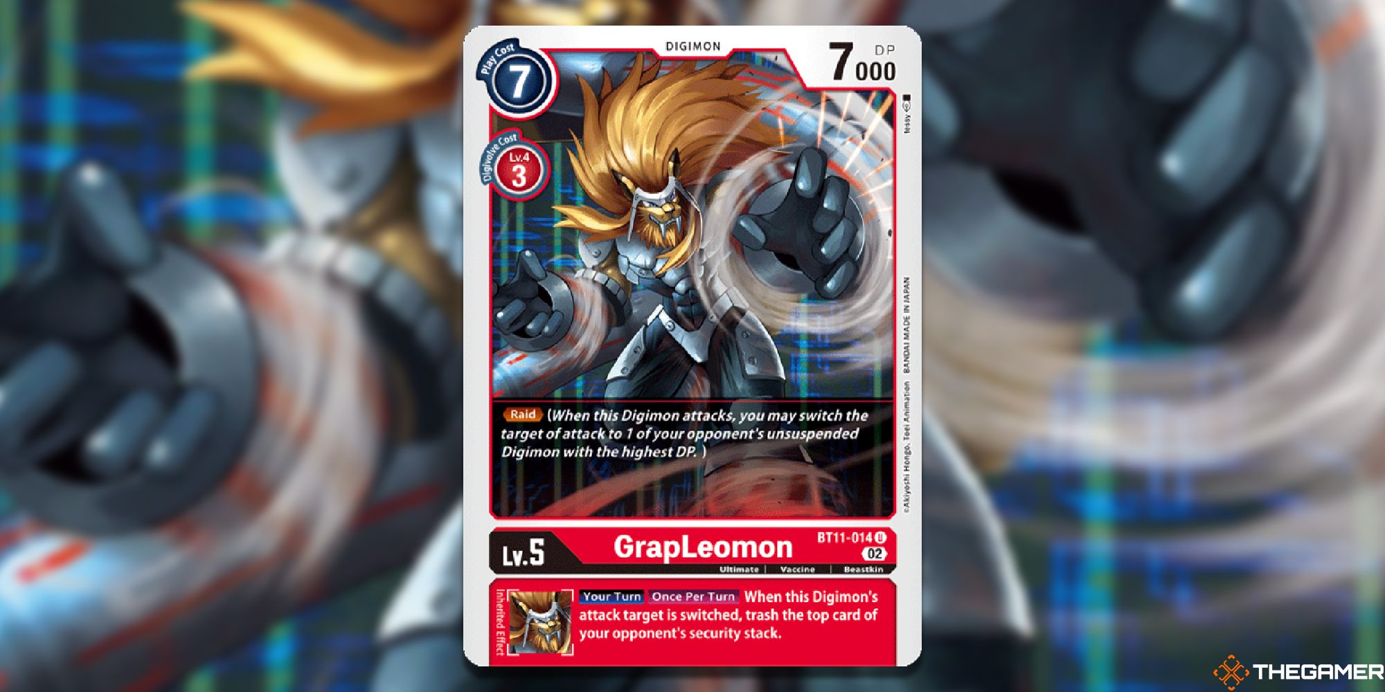 grapleomon full card bt11 dimensional phase digimon card game