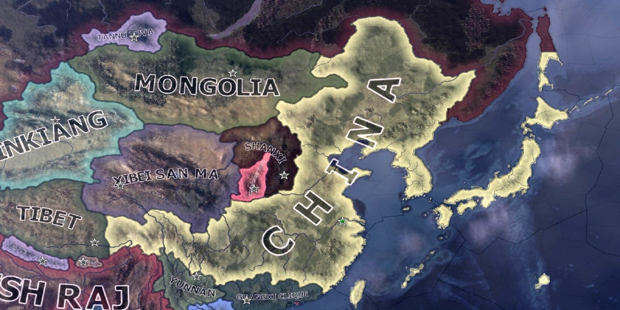 Hearts of Iron 4 East Asia