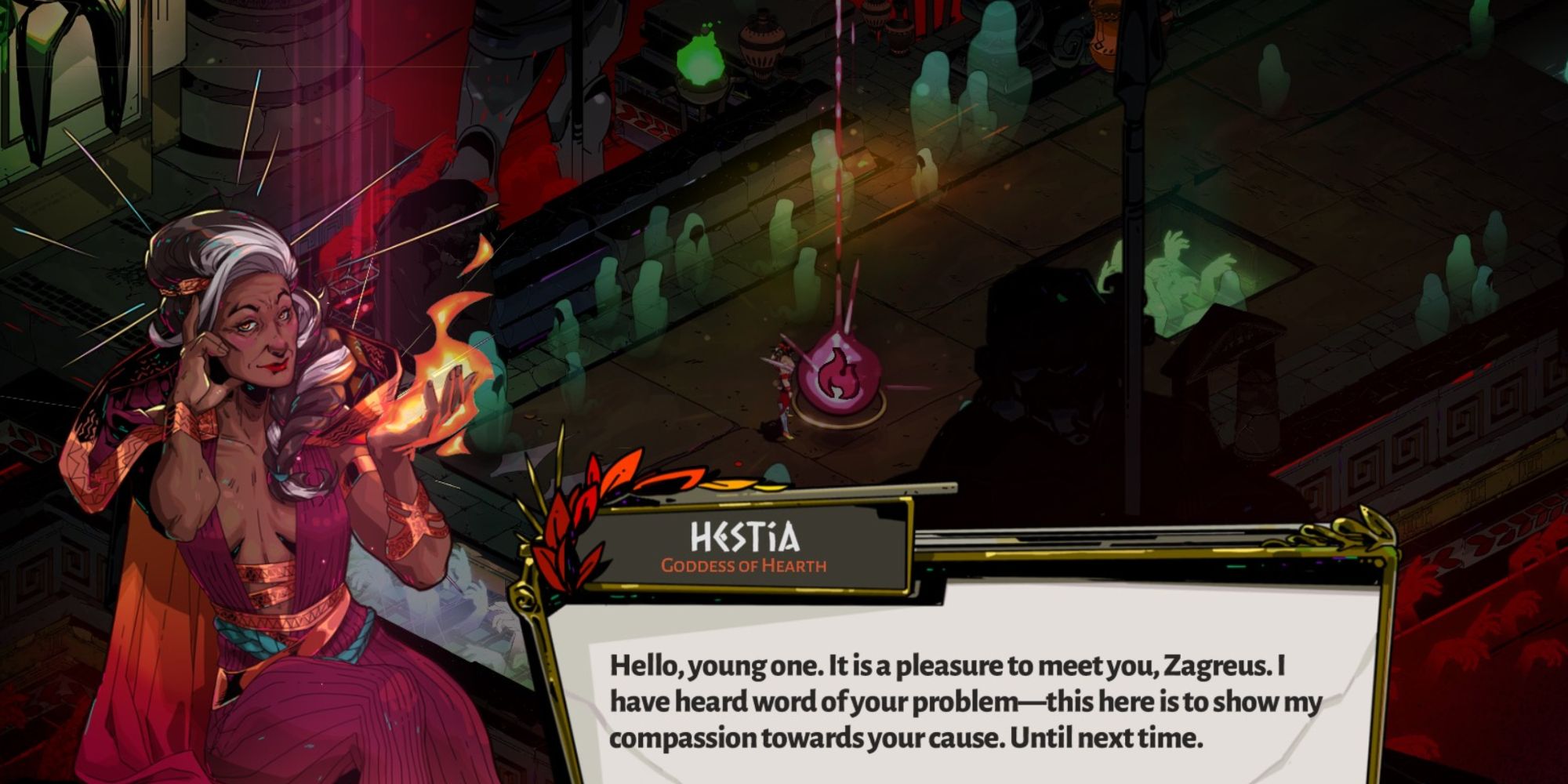 Hades mod: A dark-skinned white-hard goddess controlling flame