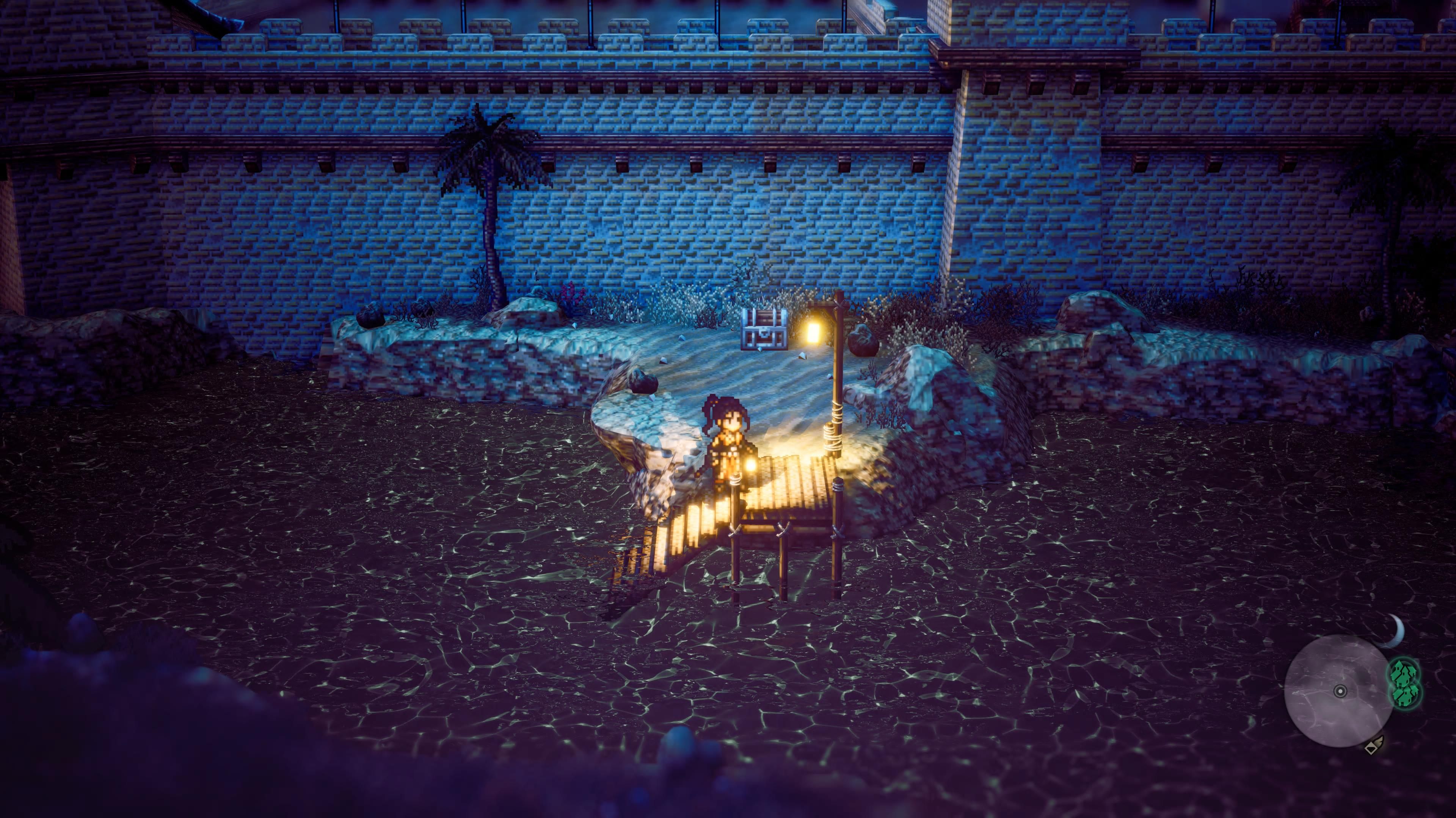 Hikari Octopath Traveler 2 Canoeing in Ku